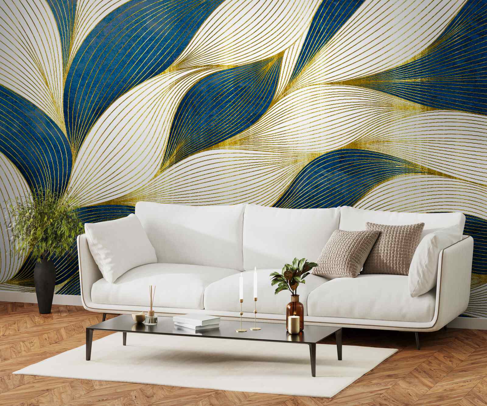 Fotobehang abstracte strepen