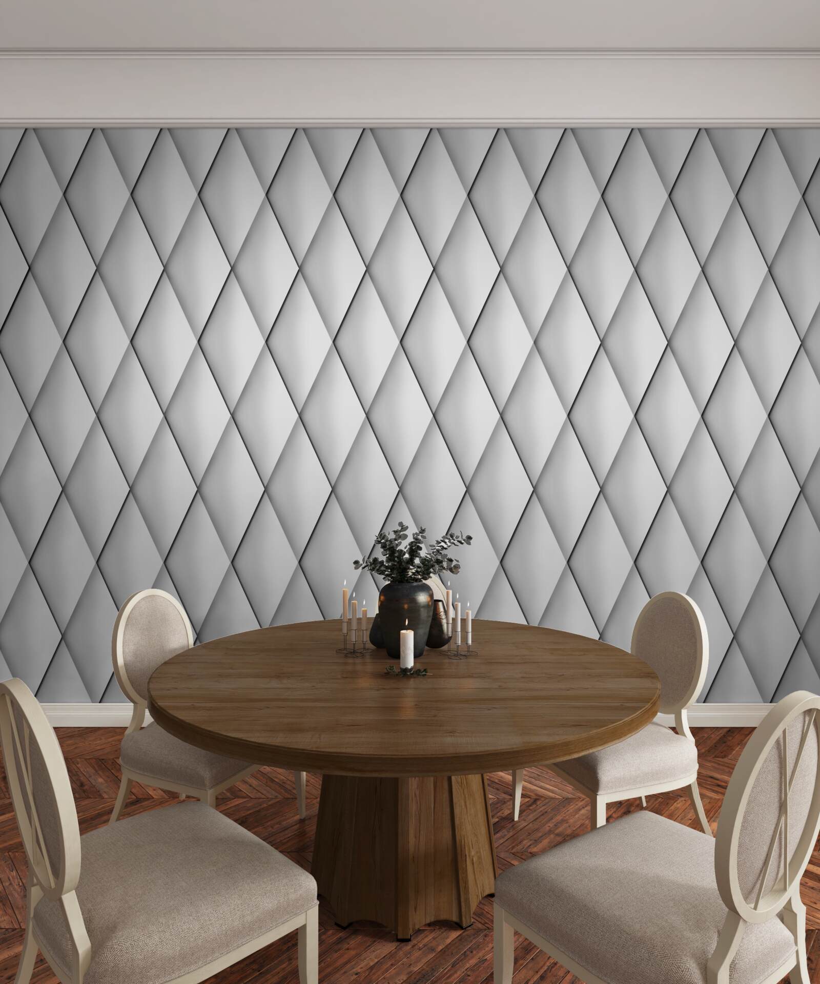 Fotobehang gladde diamanten