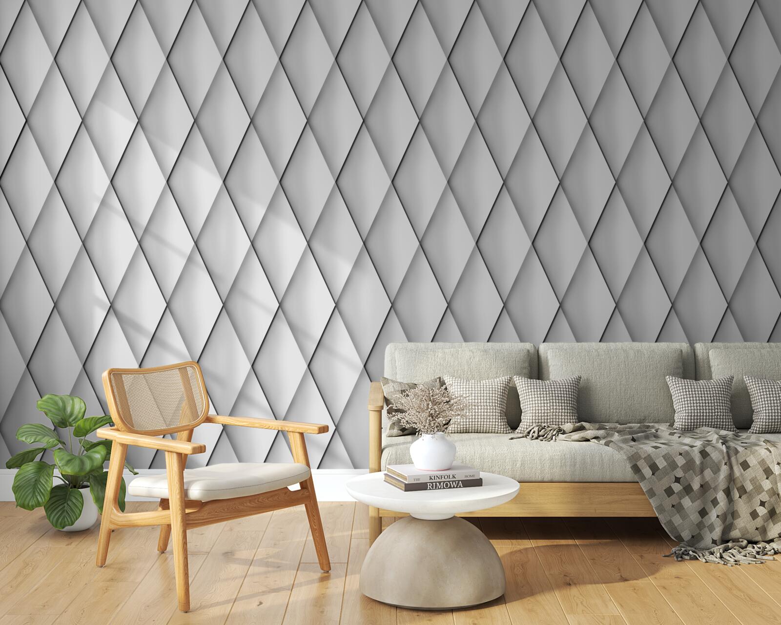 Fotobehang gladde diamanten