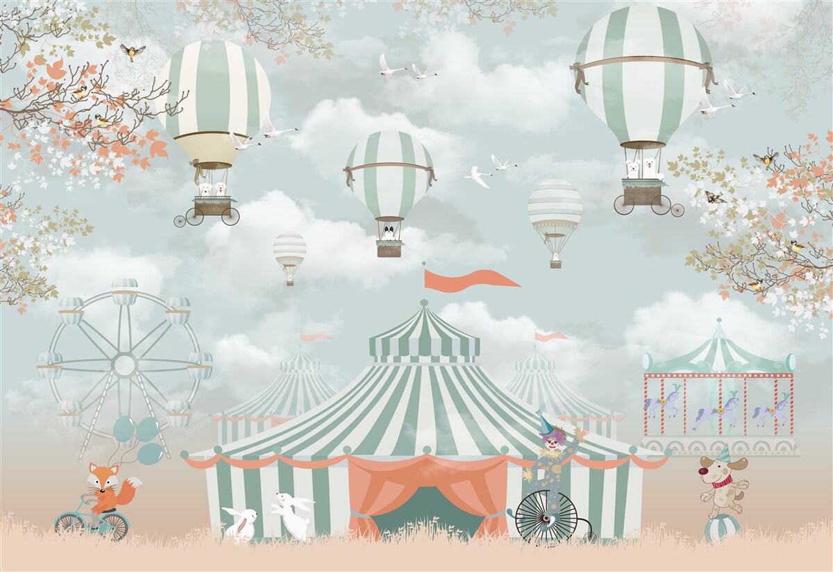 Fotobehang vertegenwoordigers van de circuskunsten