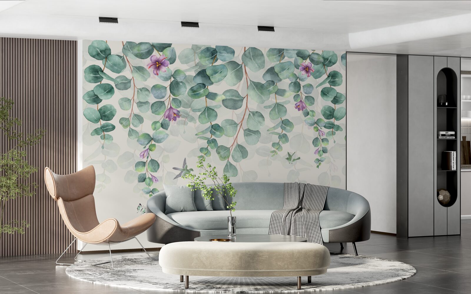 Fotobehang bloeiende eucalyptus