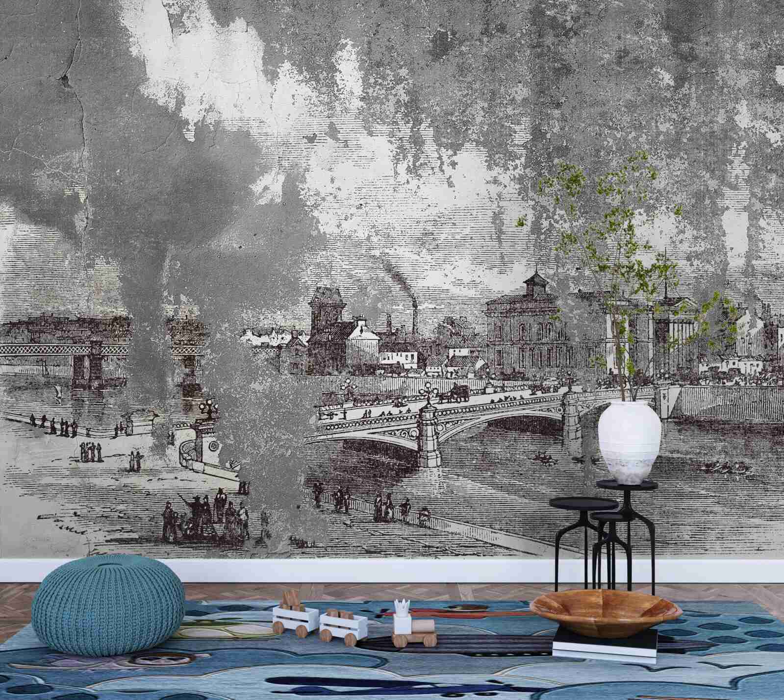 Fotobehang architectuur van de oude stad