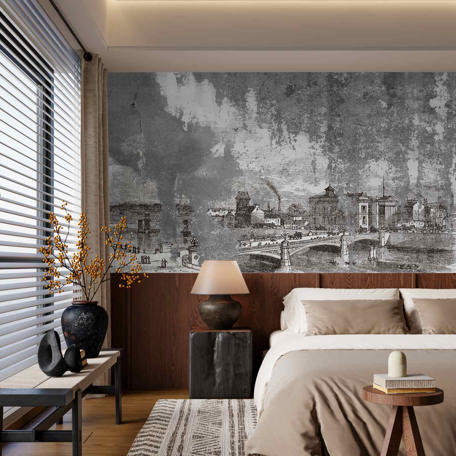 Fotobehang architectuur van de oude stad