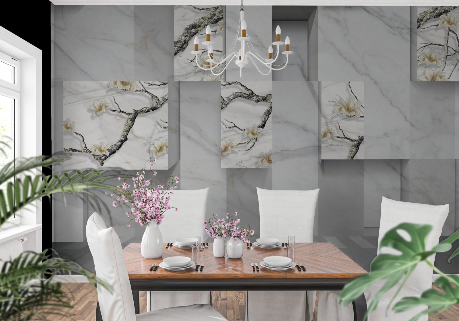 Fotobehang samengestelde beelden