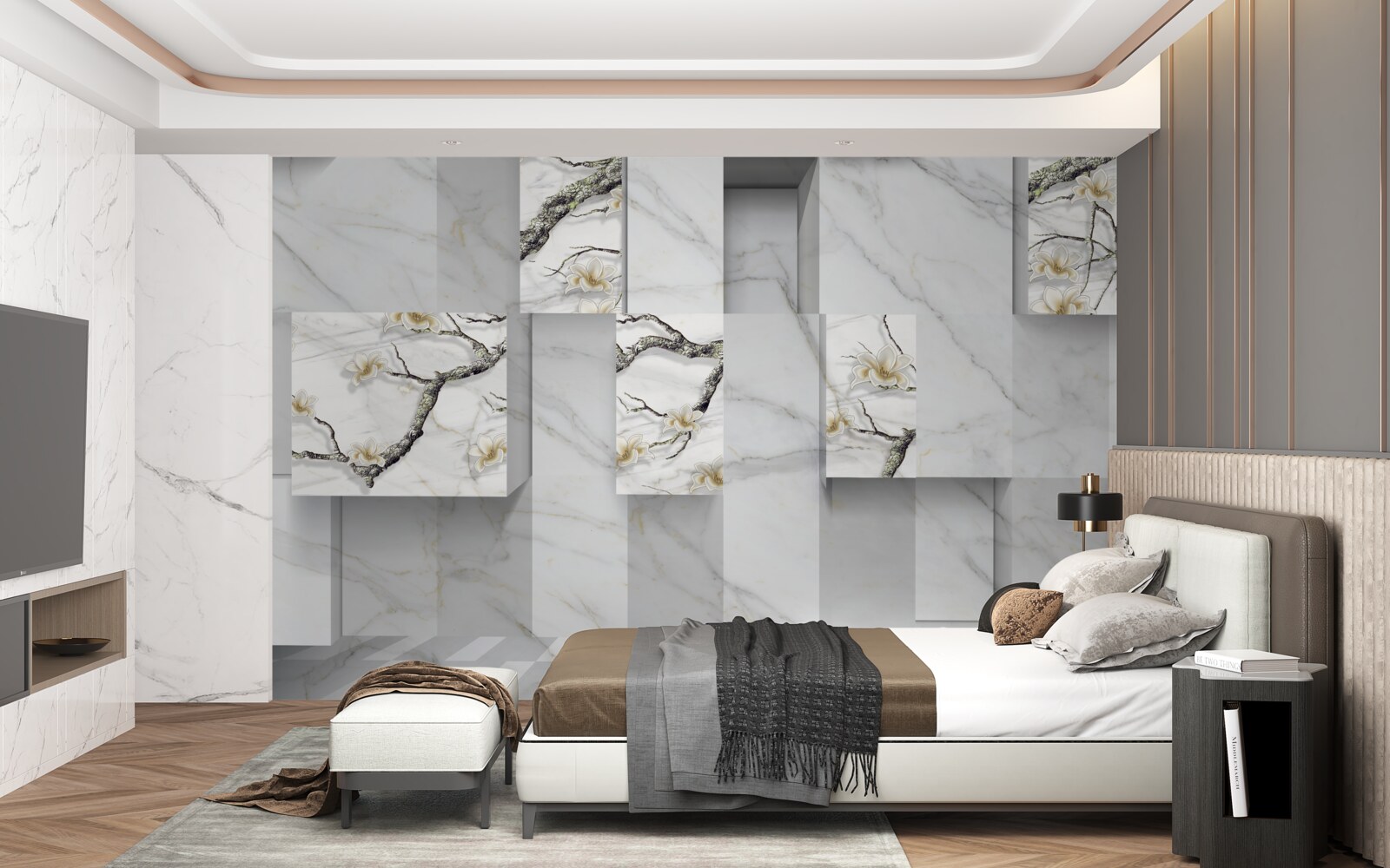 Fotobehang samengestelde beelden