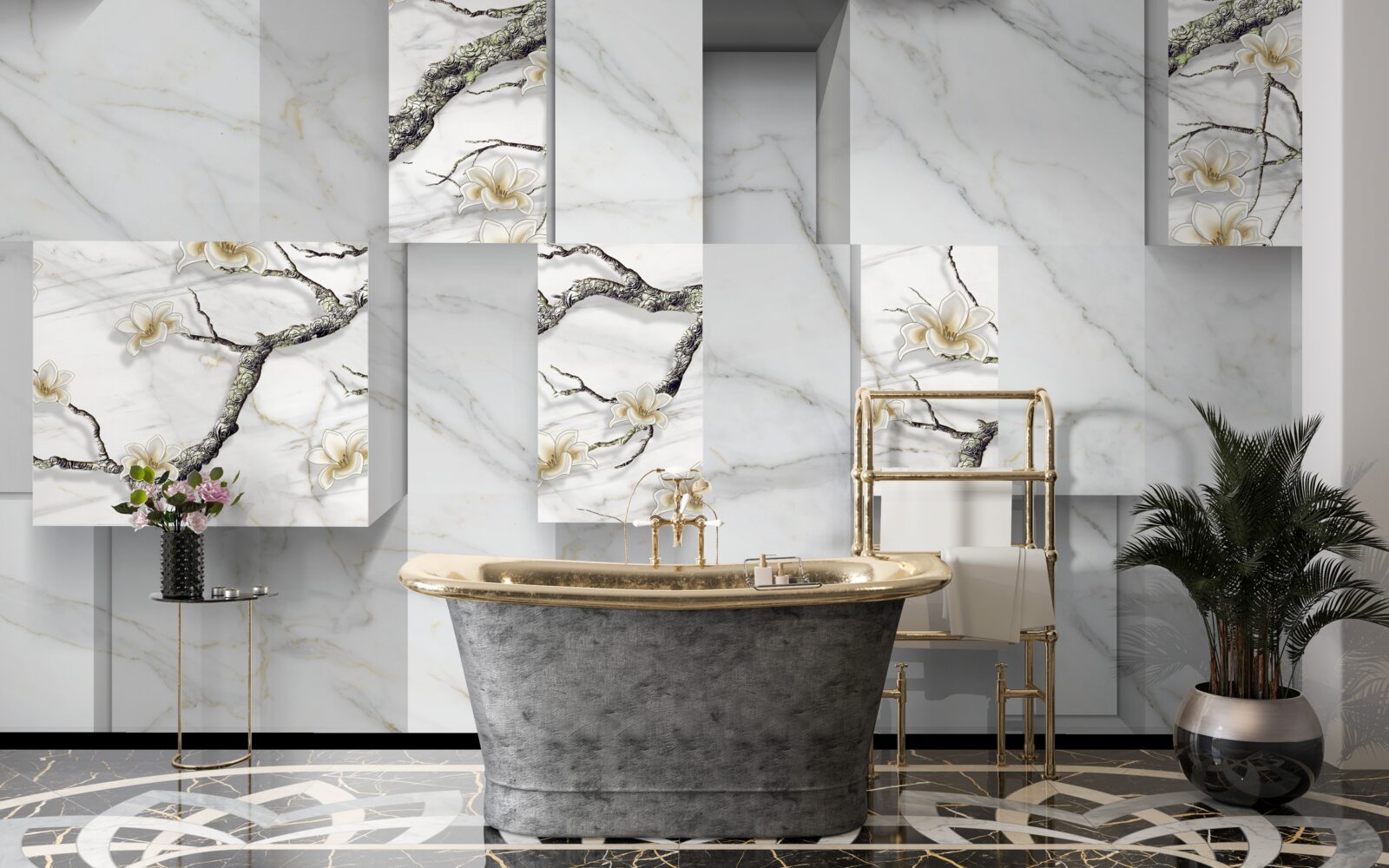 Fotobehang samengestelde beelden