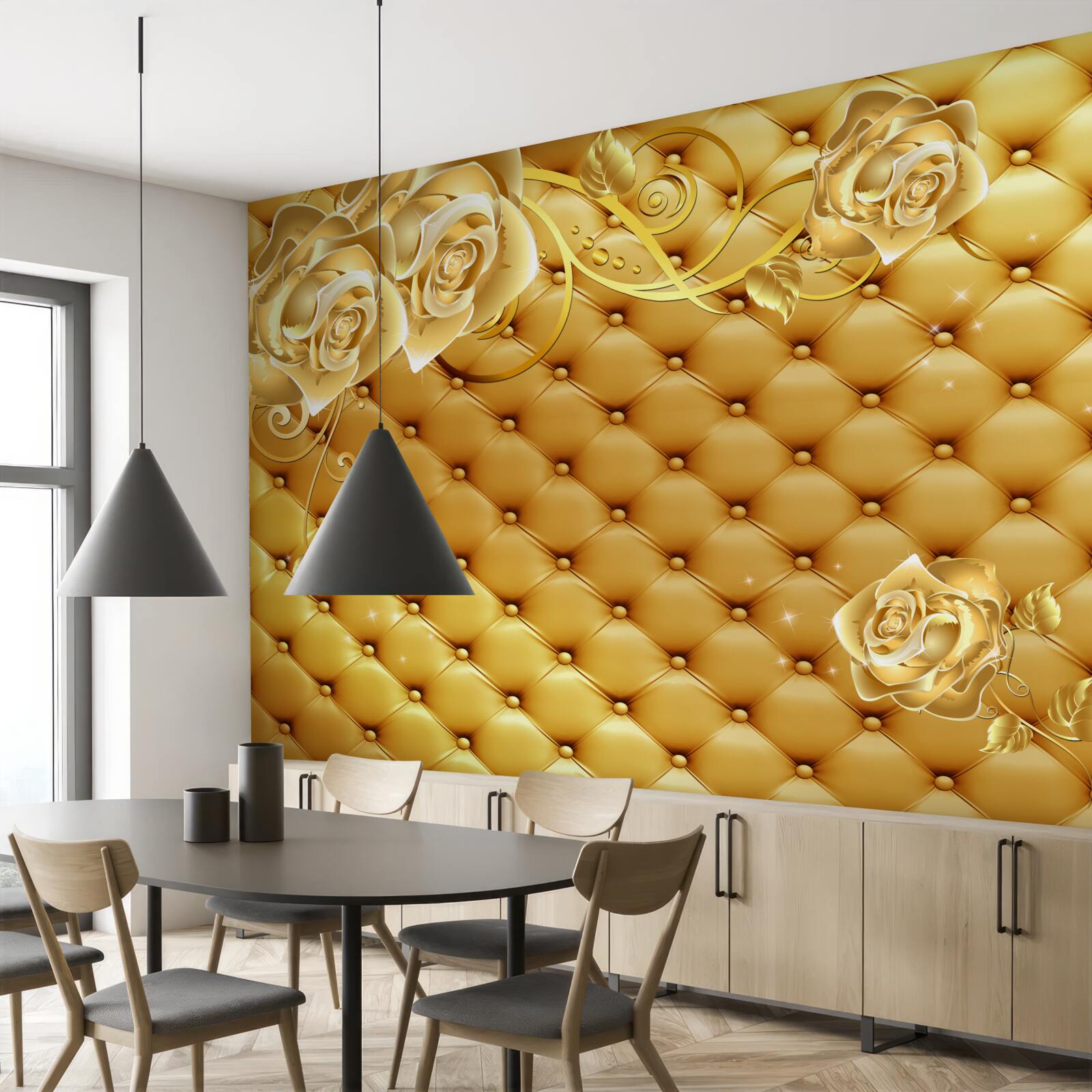 Fotobehang textuur van materie en tinten