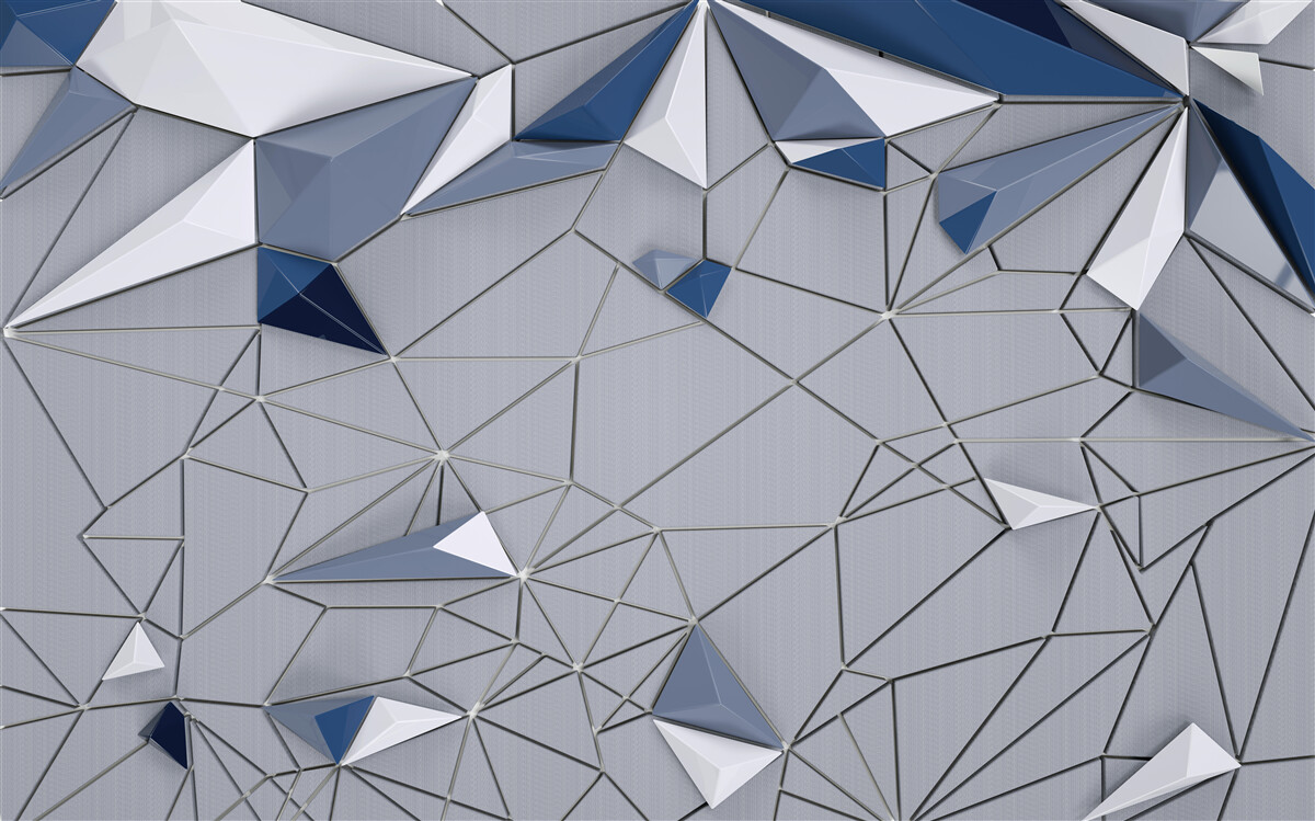 Fotobehang blauw glazen marmer