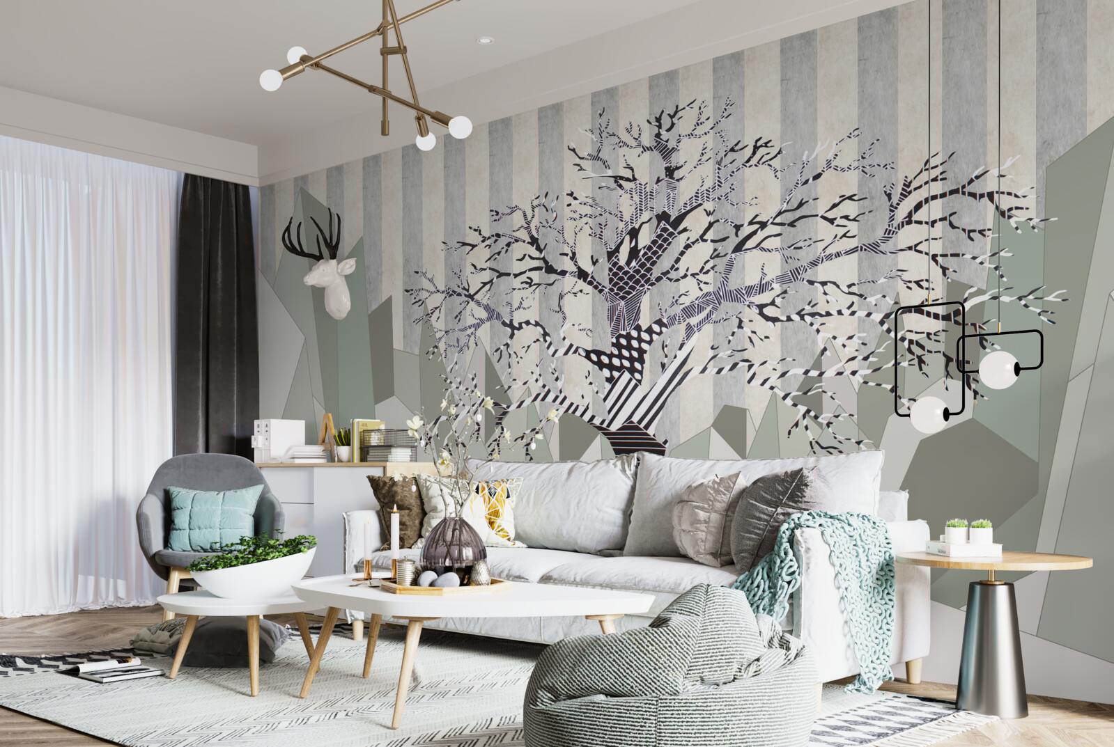 Fotobehang texturen en abstract hout