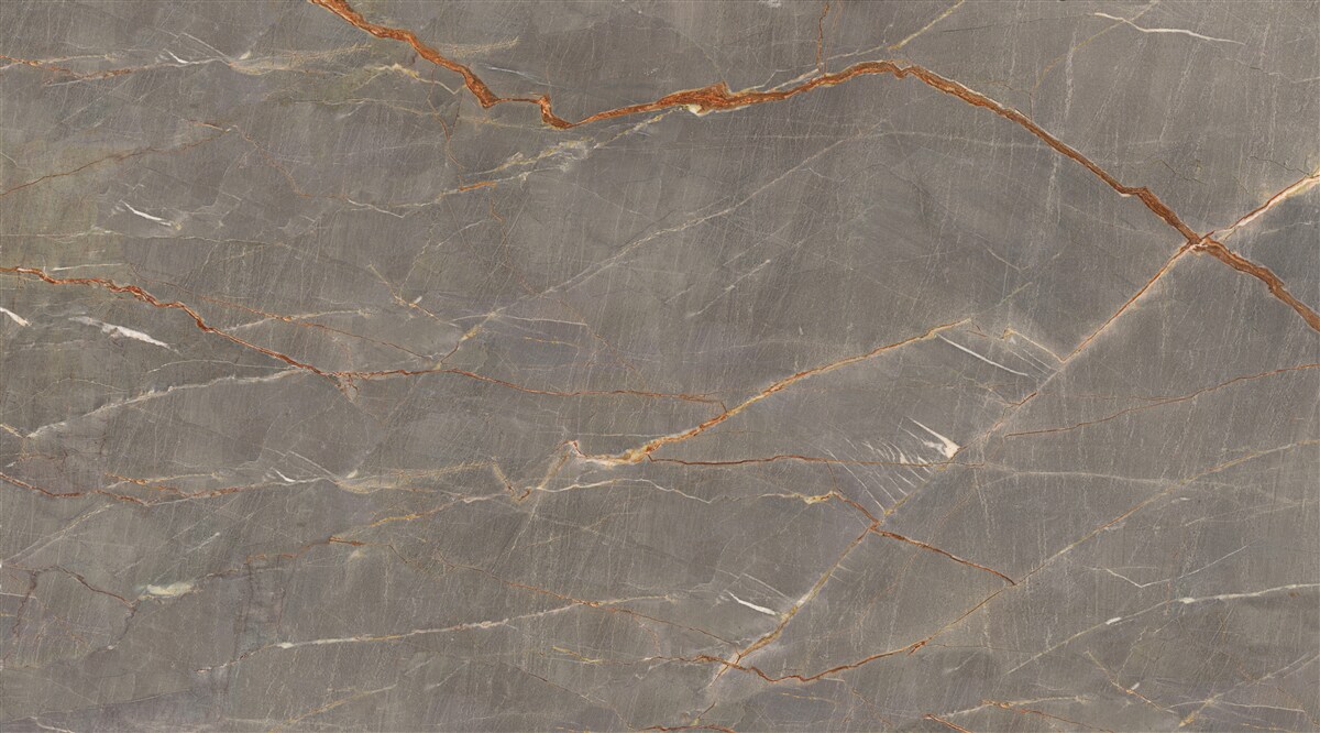 Fotobehang bruin marmer met gouden schaduw