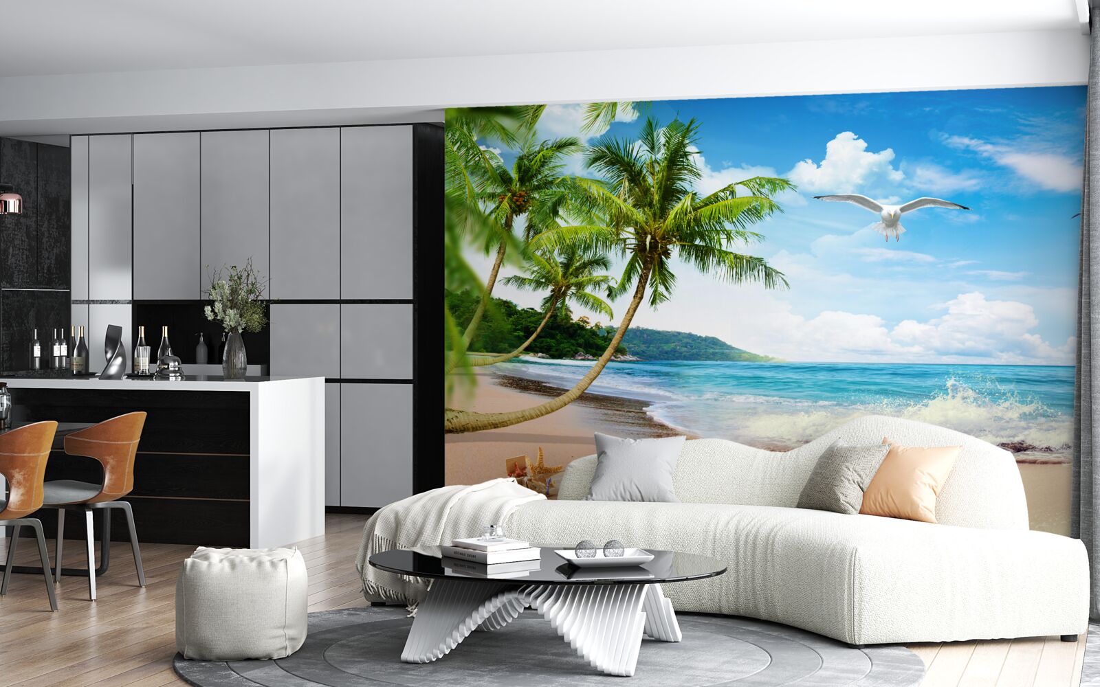 Fotobehang kustlandschap in de tropen