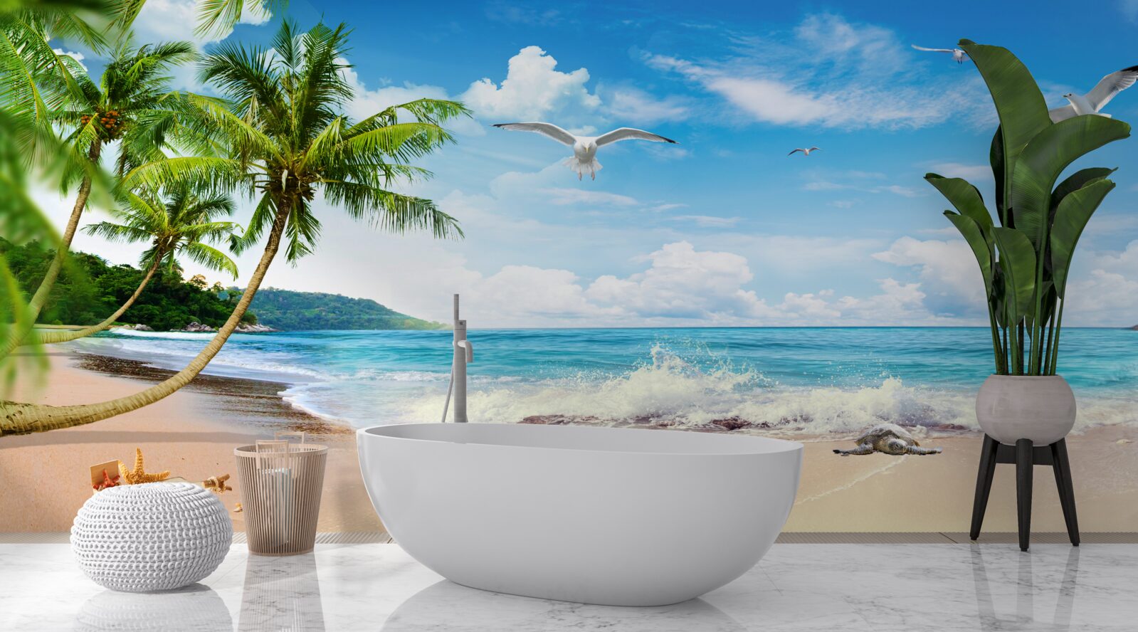 Fotobehang kustlandschap in de tropen