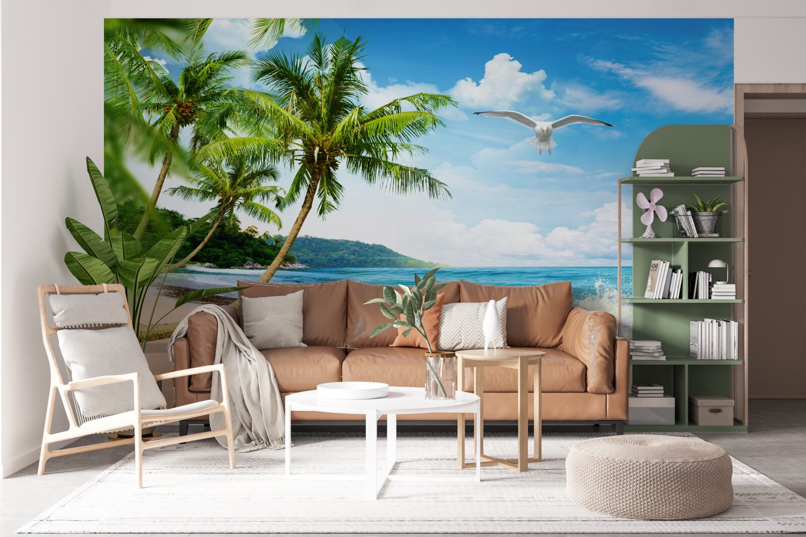 Fotobehang kustlandschap in de tropen