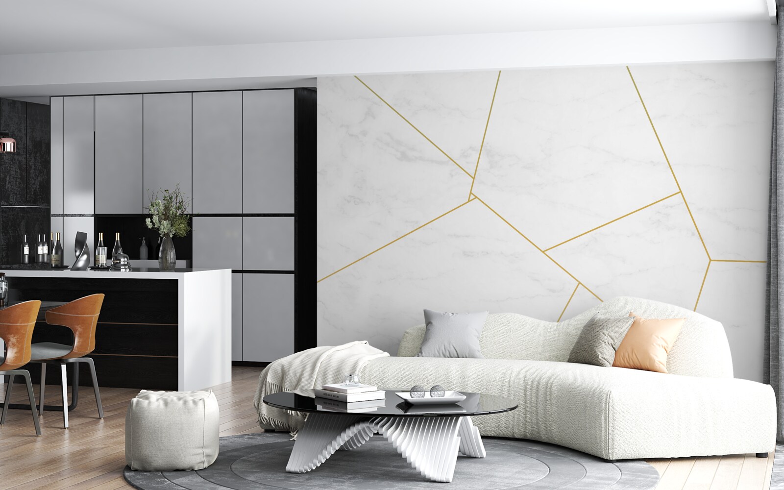 Fotobehang marmer van goddelijke proporties