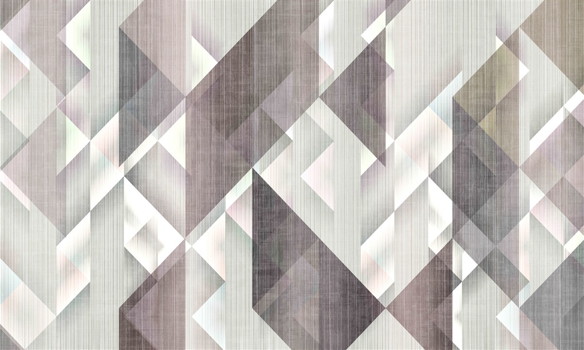 Fotobehang verticaal gerangschikte geometrische vormen