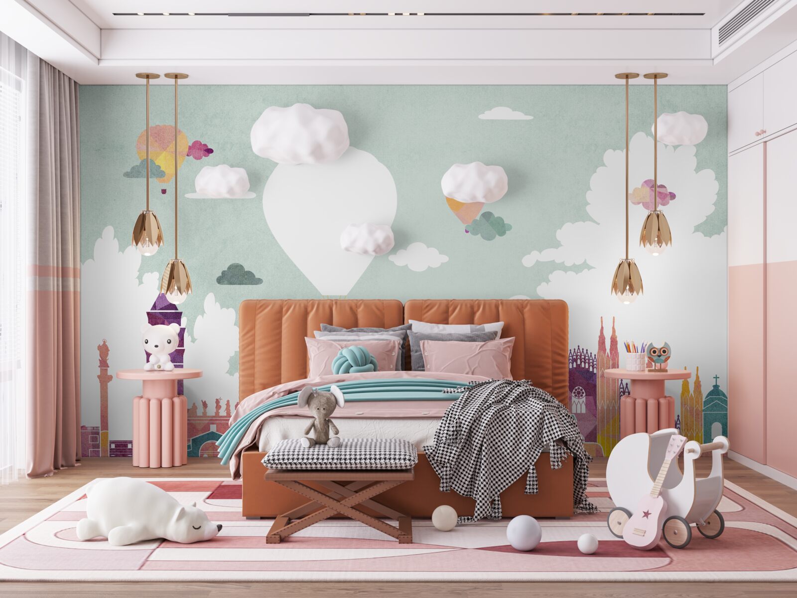 Fotobehang gebouwen in wereldarchitectuur