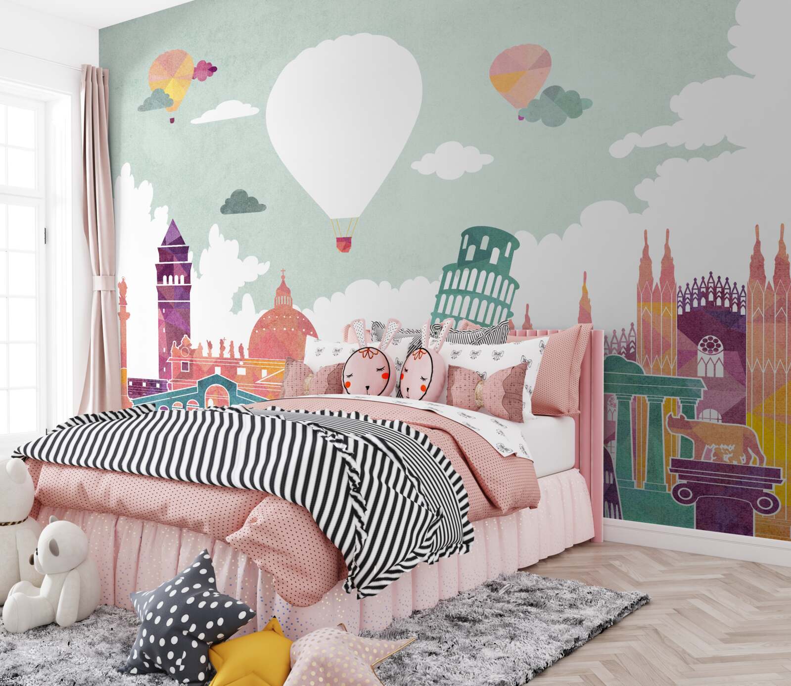 Fotobehang gebouwen in wereldarchitectuur