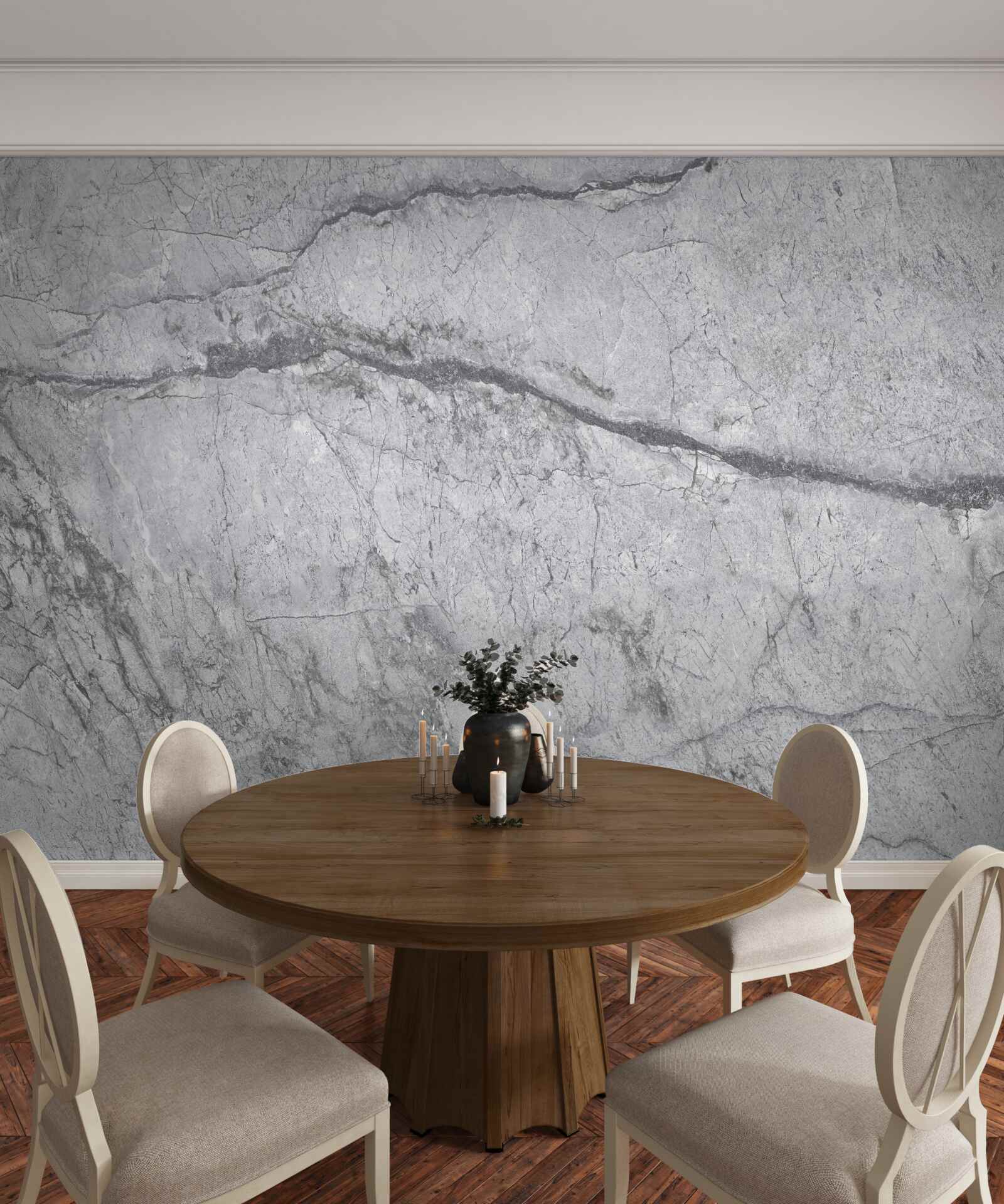 Fotobehang grijs marmer
