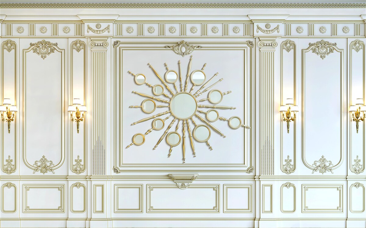 Fotobehang klassiek interieur