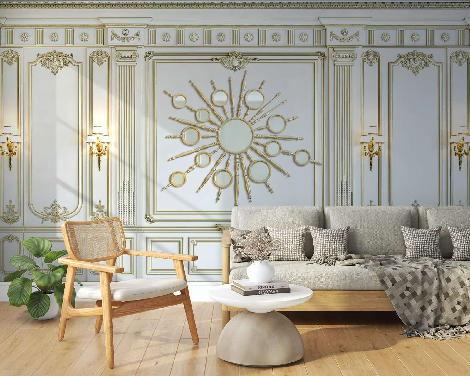 Fotobehang klassiek interieur