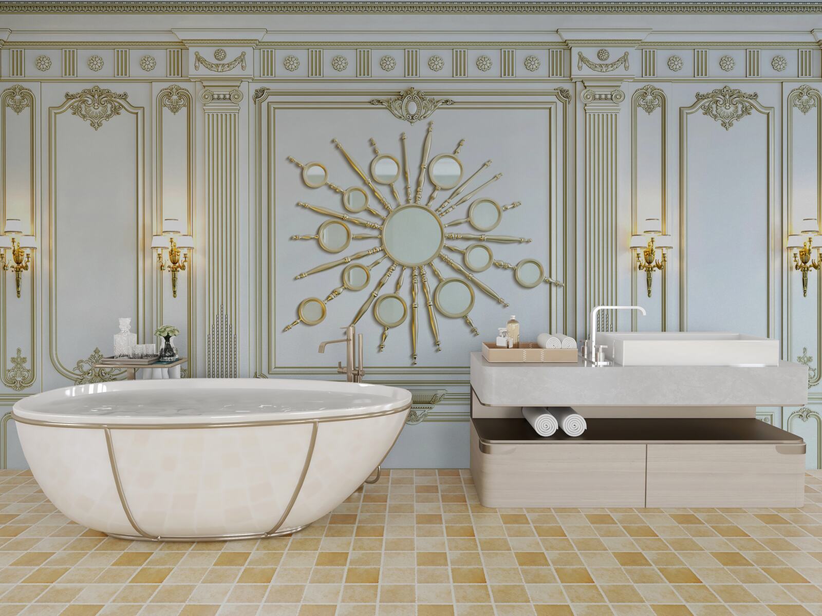 Fotobehang klassiek interieur