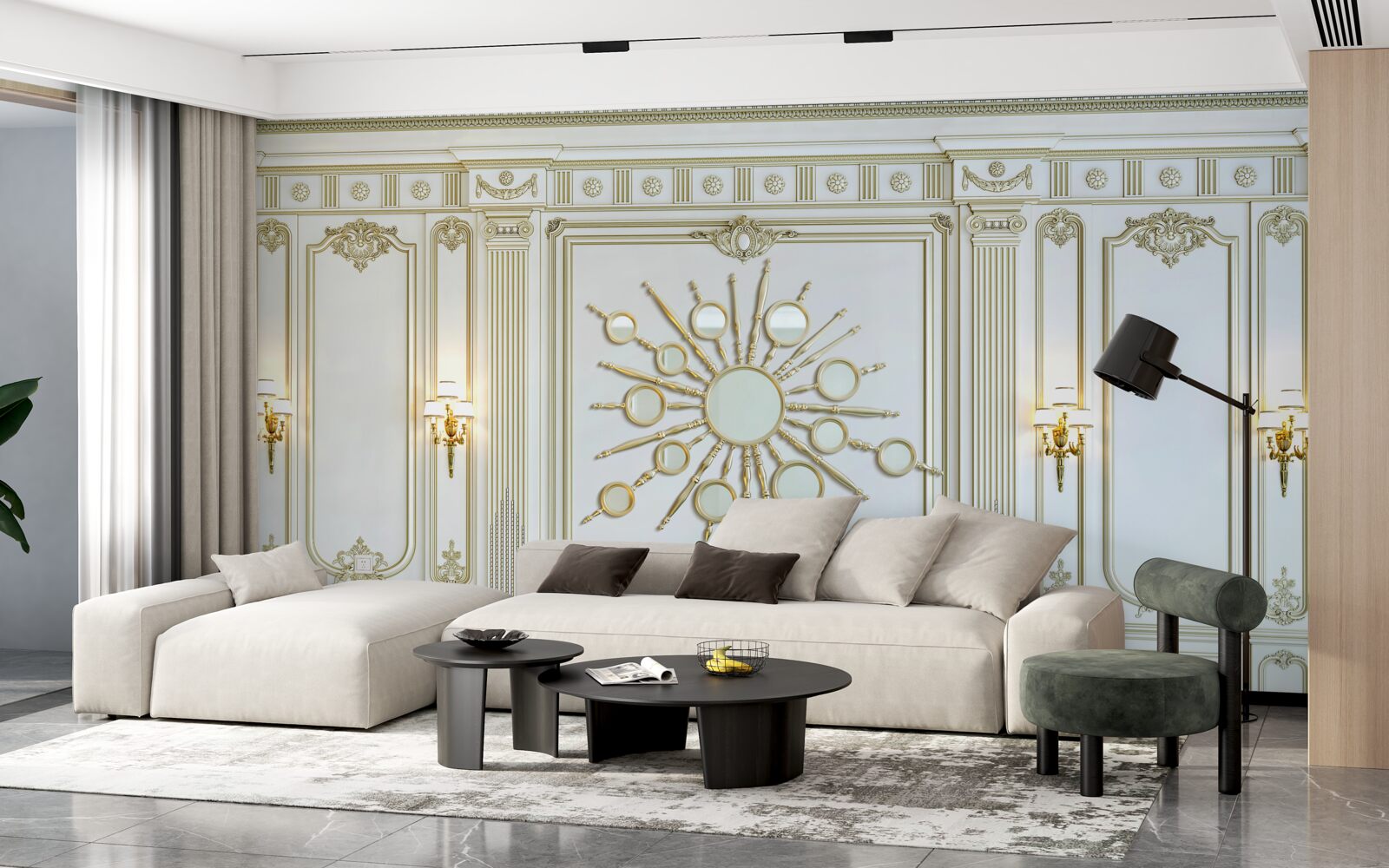 Fotobehang klassiek interieur