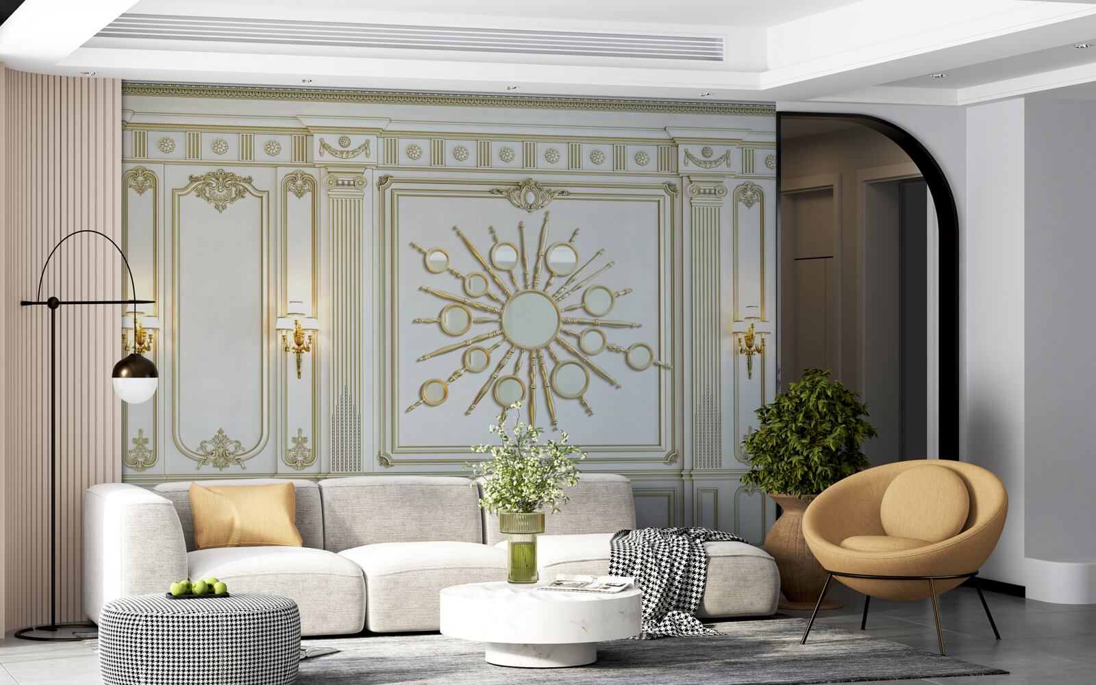 Fotobehang klassiek interieur