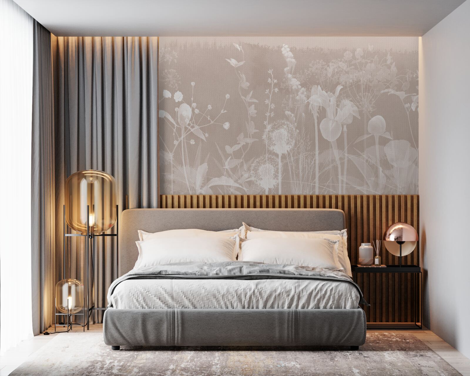 Fotobehang paardenbloem