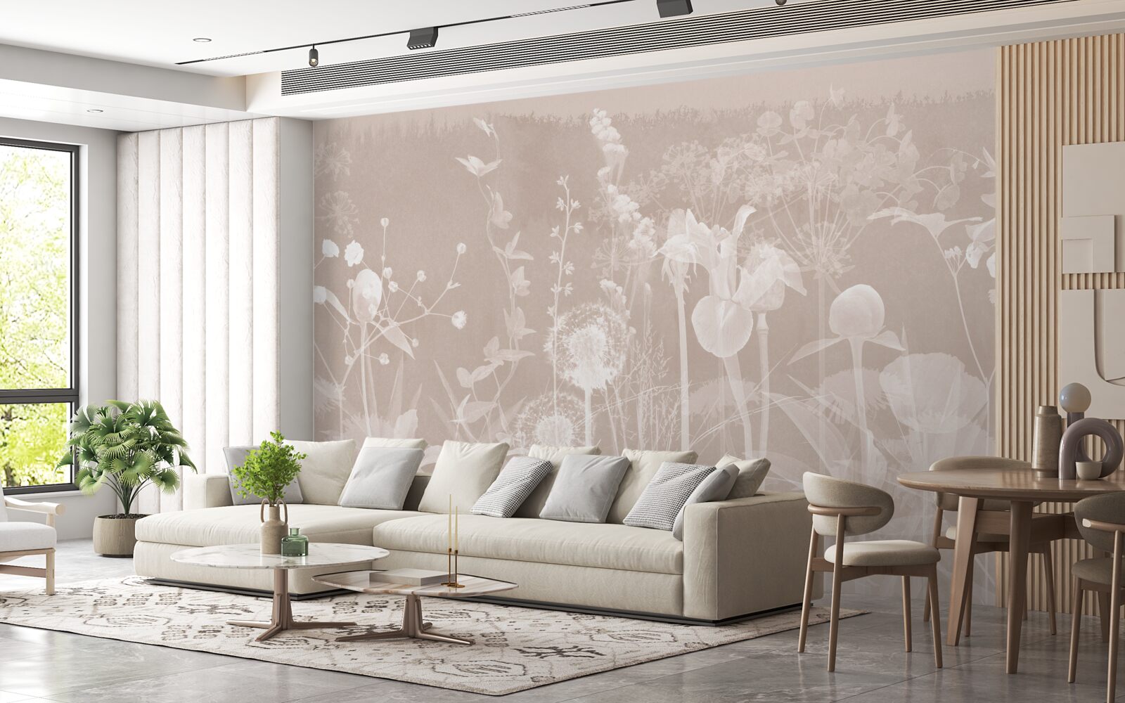 Fotobehang paardenbloem