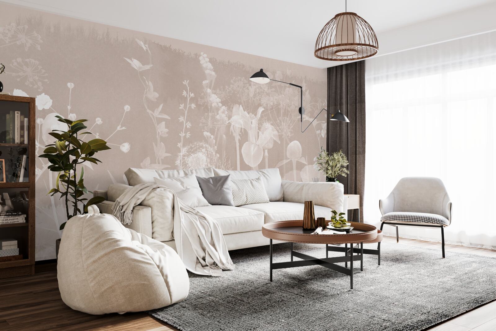 Fotobehang paardenbloem