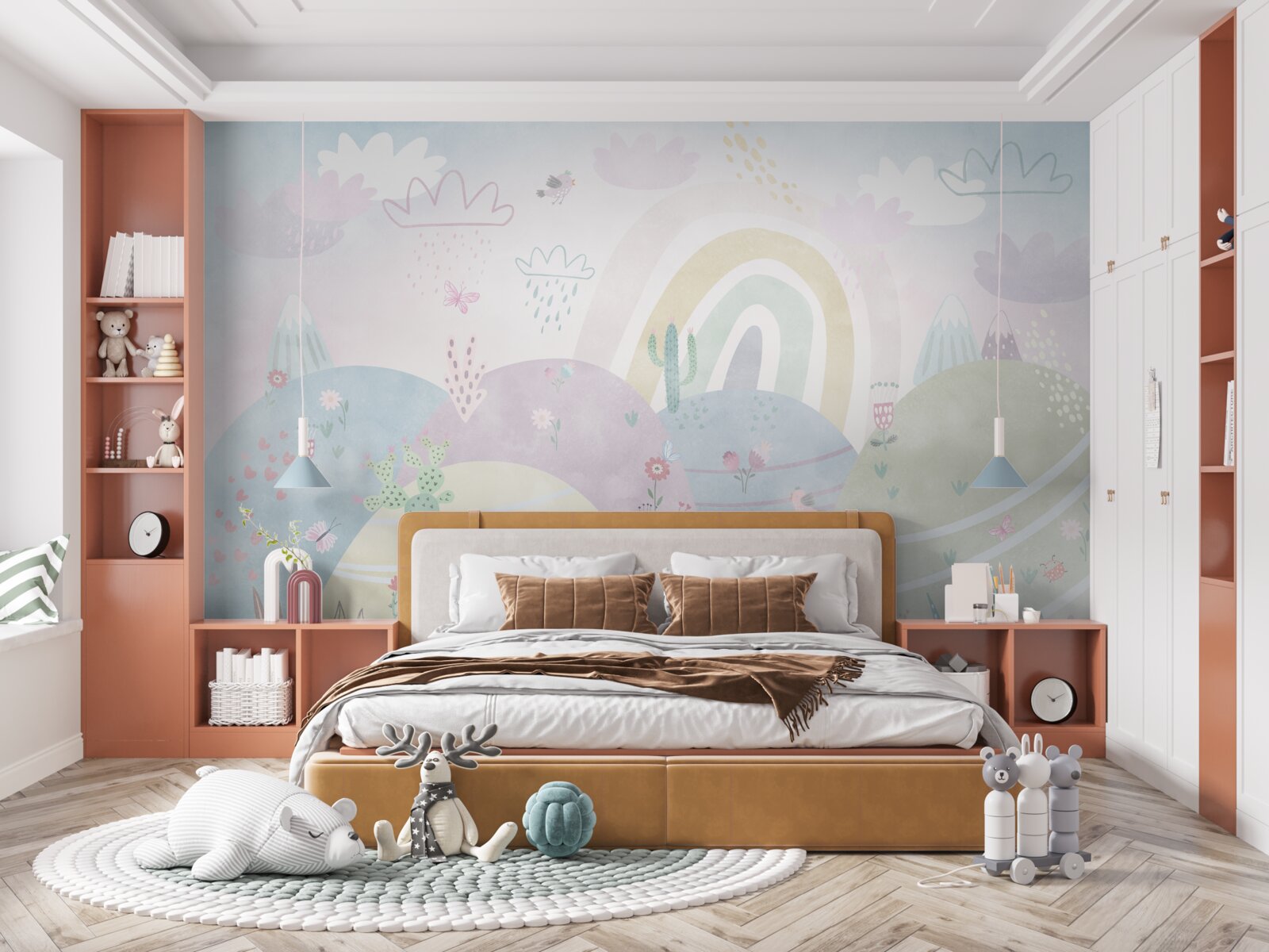 Fotobehang berglandschappen