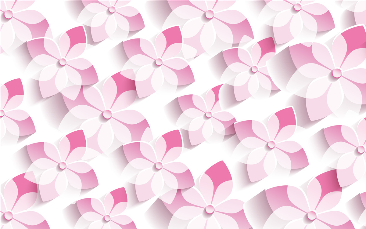 Fotobehang achtergrond in roze bloementinten