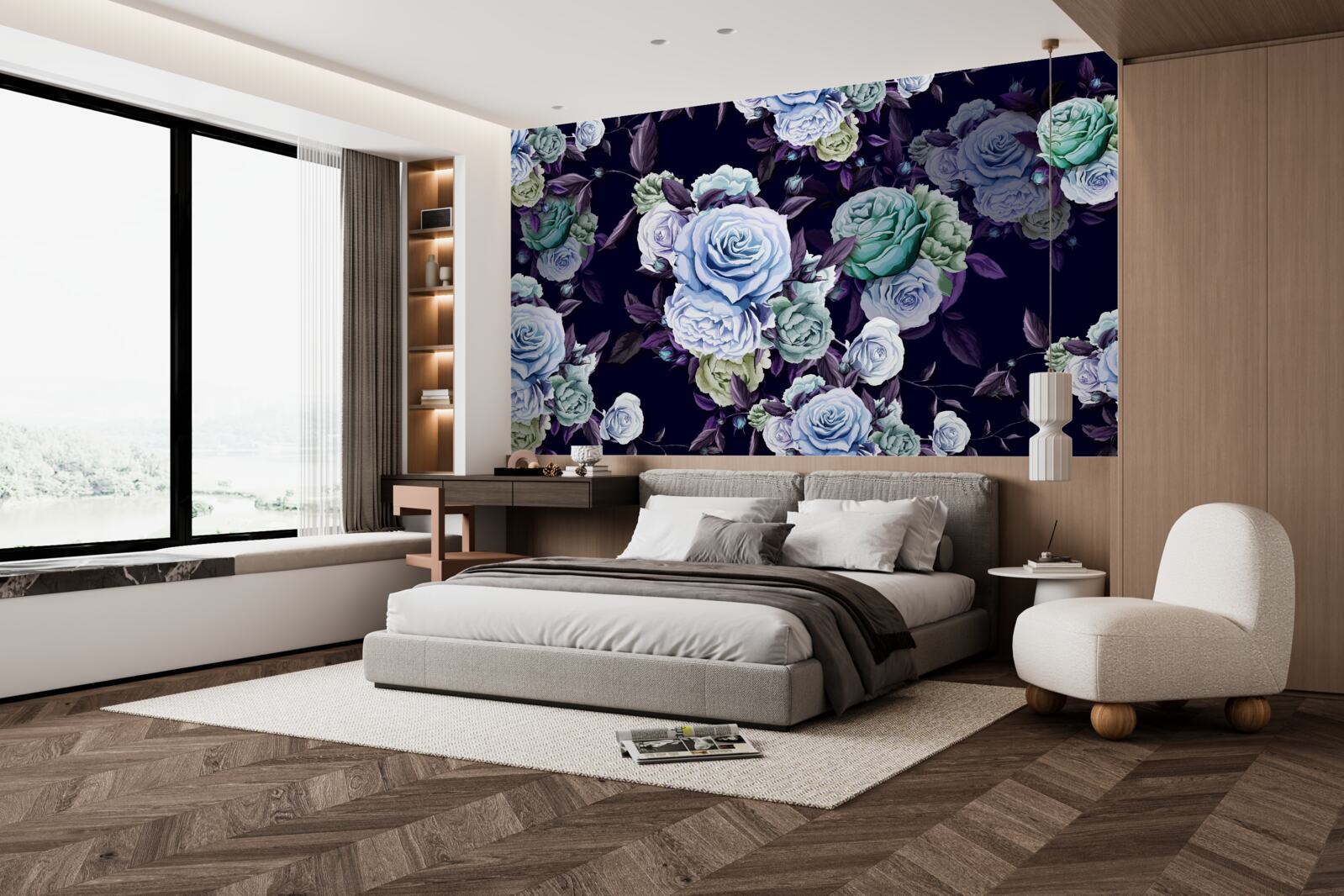 Fotobehang rozen van de hemel