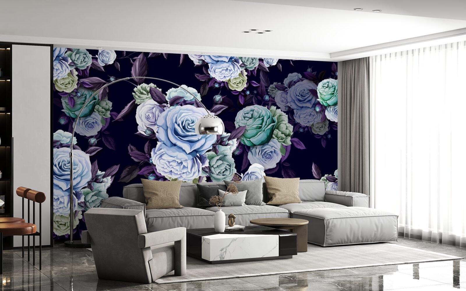 Fotobehang rozen van de hemel