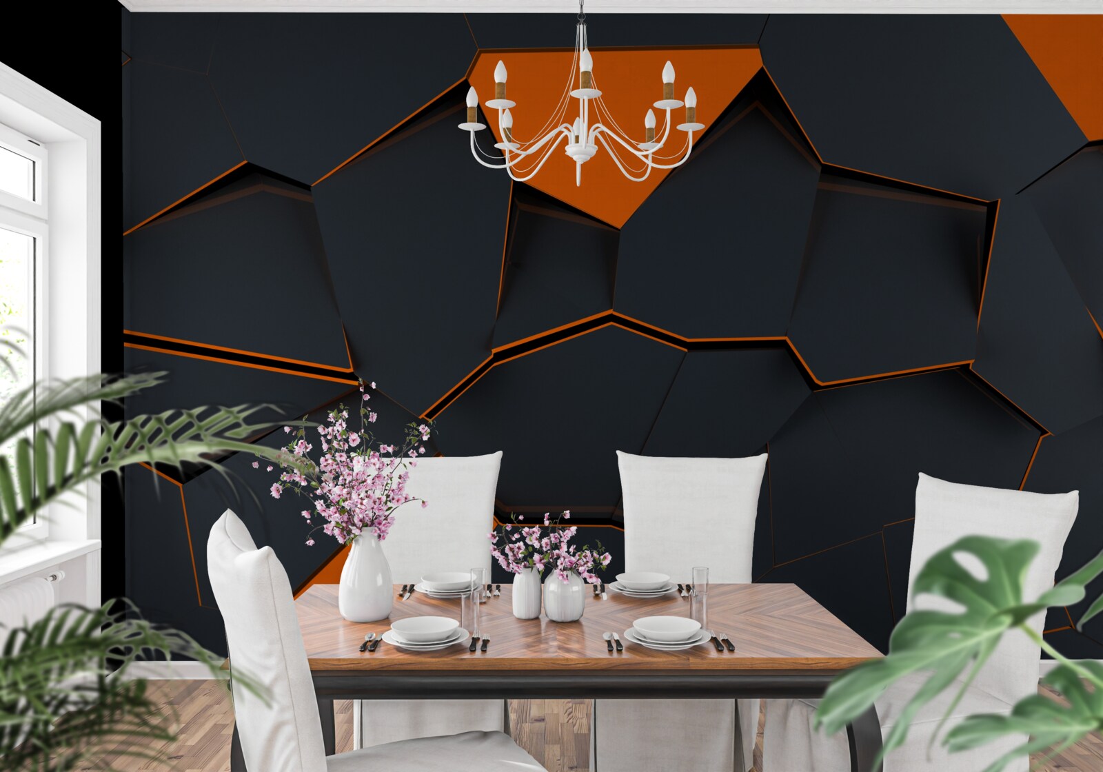 Fotobehang abstracte achtergrond gemaakt door de ontwerper