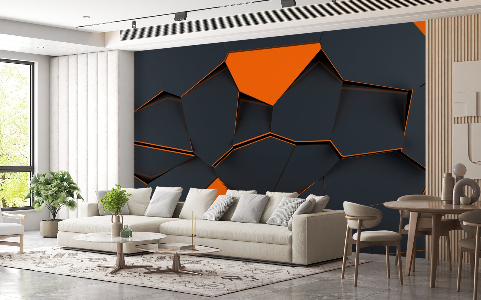 Fotobehang abstracte achtergrond gemaakt door de ontwerper