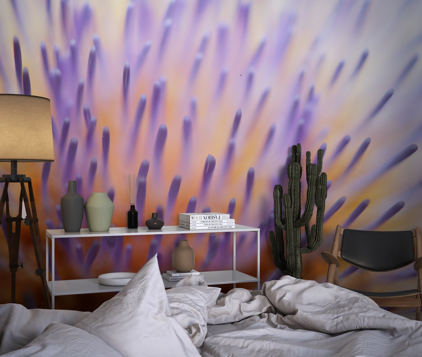 Fotobehang seringdistel uit Schotland