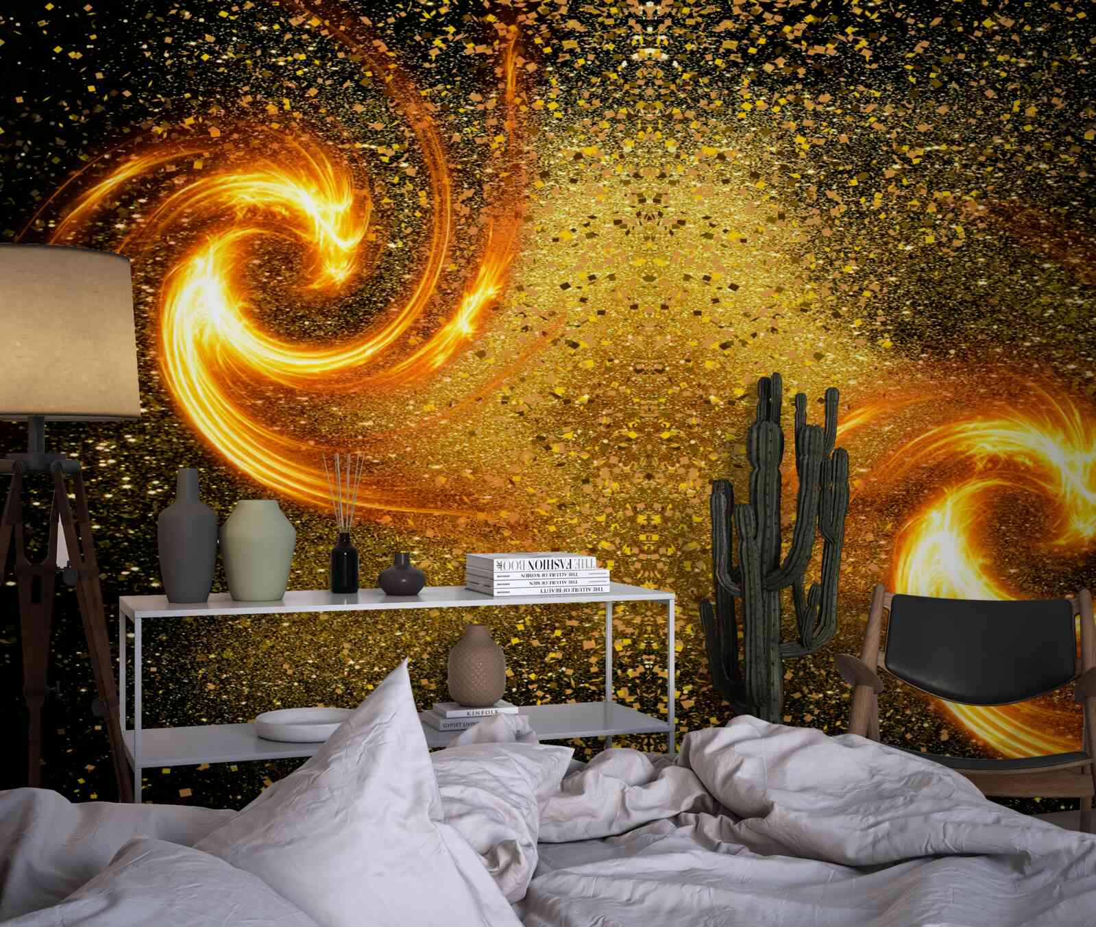 Fotobehang miljoenen astrale helderheden en verschillende sterrenstelsels