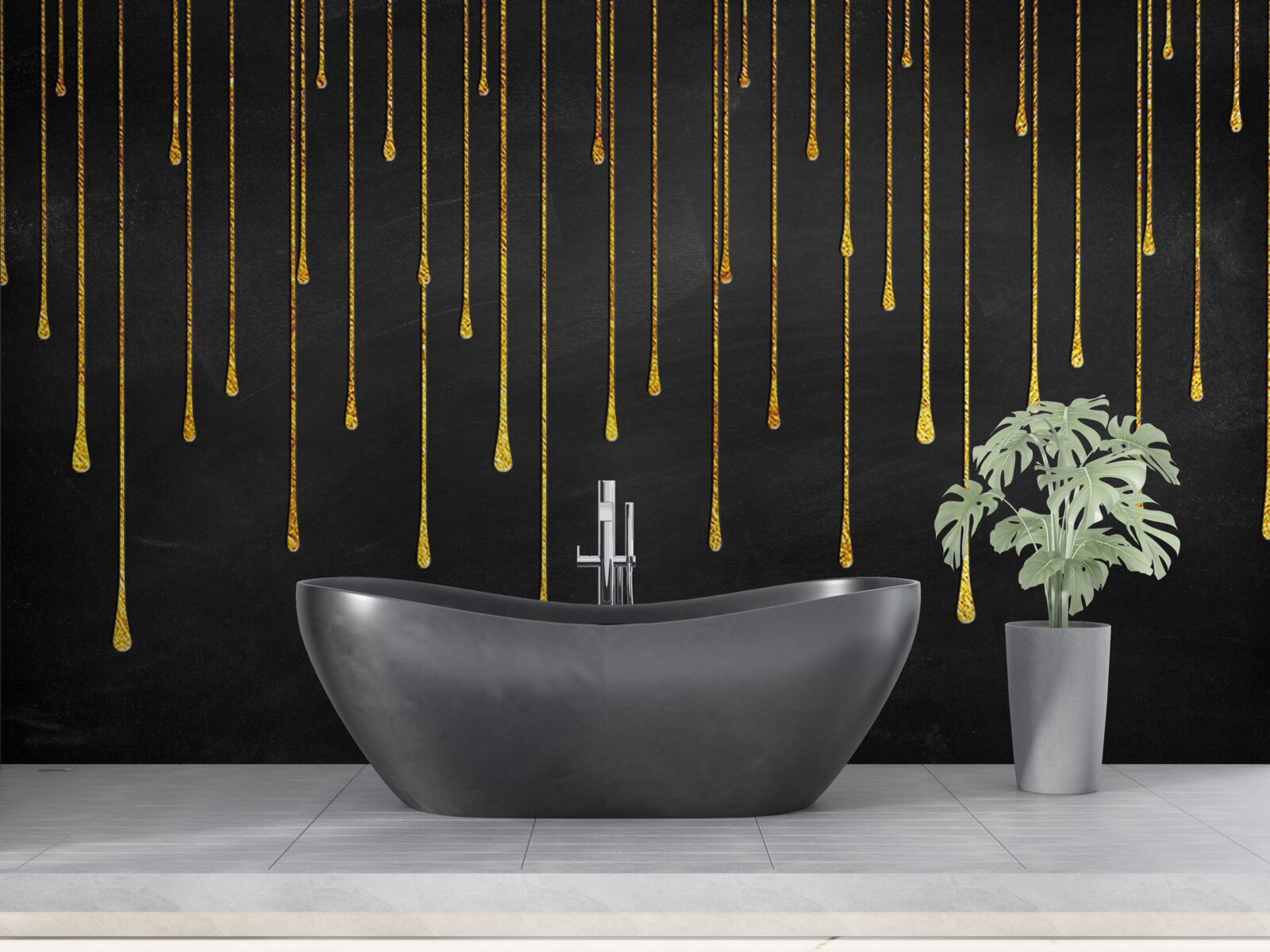 Fotobehang sterren die verminderen in de duisternis van de nacht