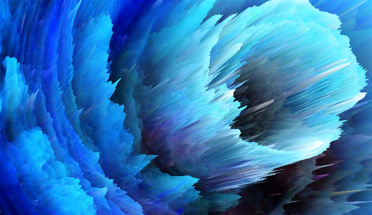 Fotobehang bevroren abstractie van rozen