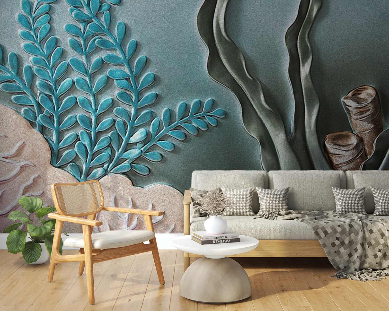 Fotobehang waterplanten en zeewier