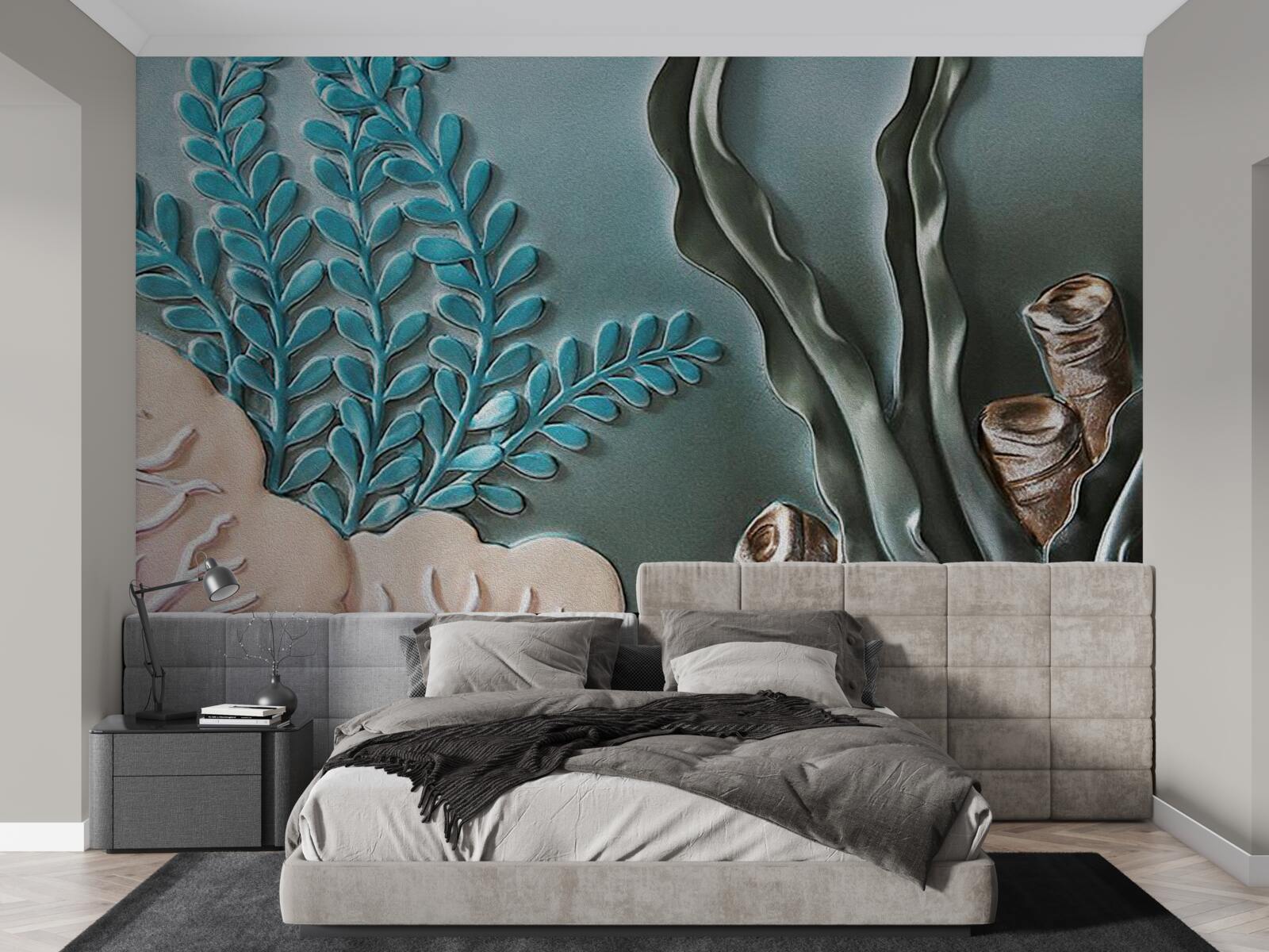 Fotobehang waterplanten en zeewier