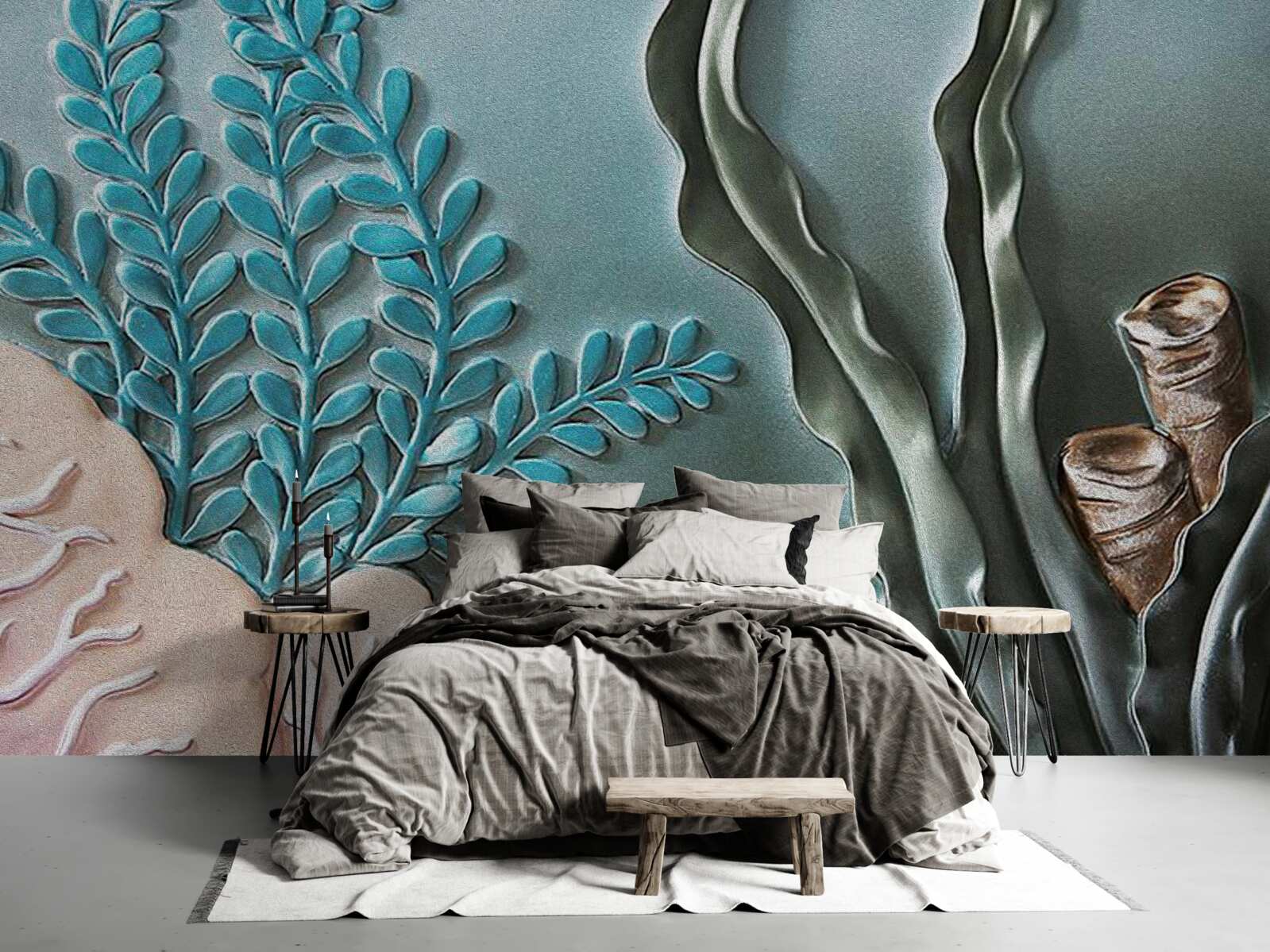 Fotobehang waterplanten en zeewier