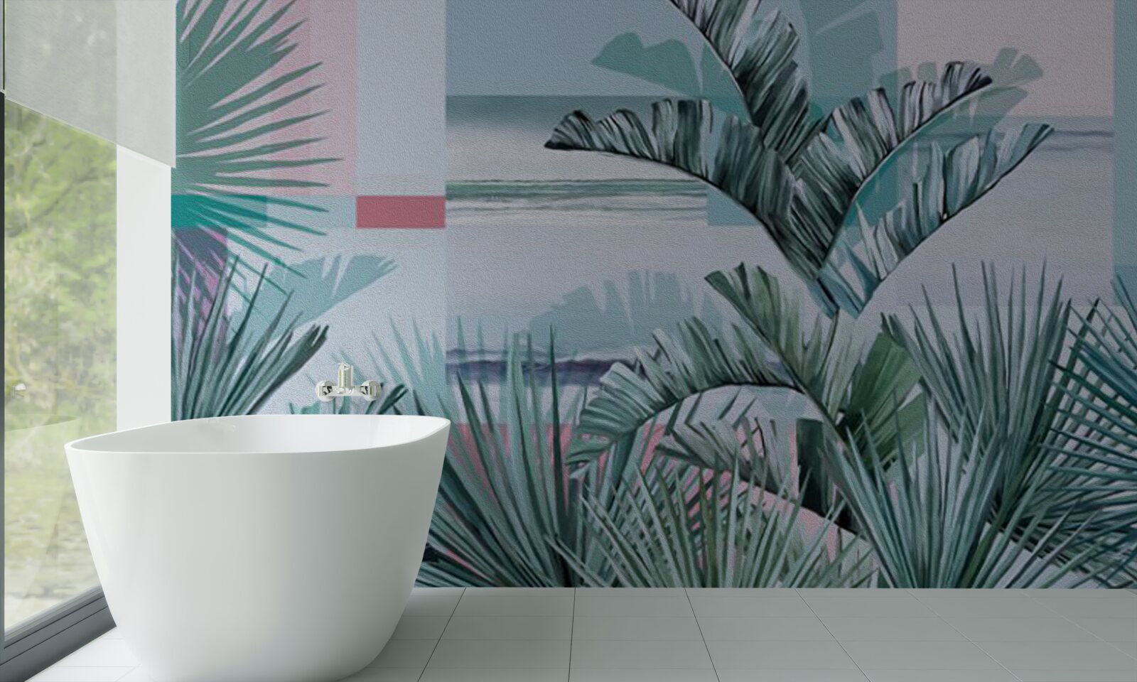 Fotobehang exotisch paradijs